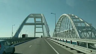 Война Украина Крымский мост май 2022г. Страшно ехать ...