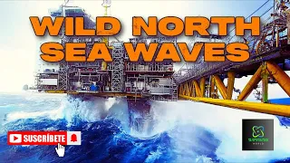 Raging North Sea Waves Vs Oil Rigs: A Collision Of Fury