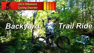 Backyard Mountain Bike Trail Ride On My Mongoose Dolomite ALX