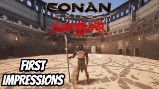 Age of War PvP | First Impressions - Conan Exiles