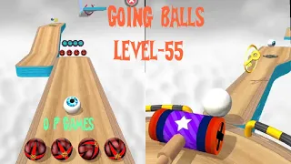 Going Balls Game Play Level-55 Max GamePlay Going Balls Shorts Android iOS