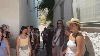 Leonard Cohen's "Hallelujah" by PSU's Chamber Choir (Hydra Island, Greece)