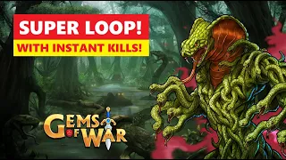 Gems Of War Journey! Best NO MYTHIC Fast Looping Team for Max Miles?