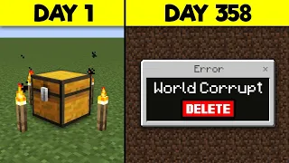 How My 358 Day Superflat World Was RUINED
