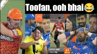 रिकॉर्ड तोड़ पिटाई SRH 277 | Abhishek Travis Klaasen superb batting | इतना कौन मारता है | MI vs SRH