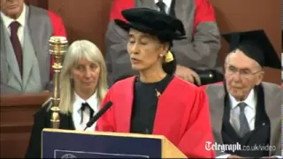 Aung San Suu Kyi speaks of her Oxford years