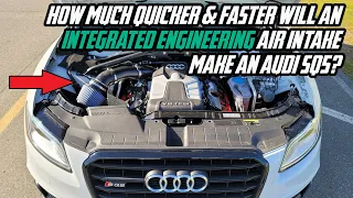 Audi SQ5 1/4 Mile Before & After an Integrated Engineering Air Intake Install