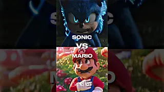 Sonic vs Mario #edit #vsedit #illumination #respect #warnerbros #fyp #shorts