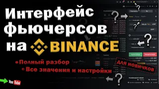 Полный разбор интерфейса ФЬЮЧЕРСОВ на БИНАНС!  /для новичков/