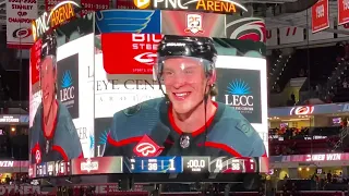 Carolina Hurricanes vs St. Louis Canes Win, Storm Surge Clap, Andrei’s Teammates Mob him 😊❤️ 3 Stars