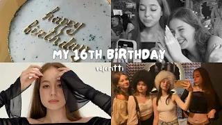 VLOG | день рождения 🎂 16 летие ( + мои подарки)