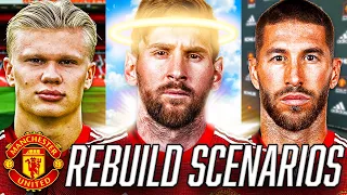 REBUILDING MANCHESTER UNITED 3 WAYS YOUTH/MONEY/REALISTIC - FIFA 21 CAREER MODE