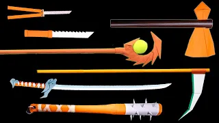 08 AWESOME Ninja Weapon/Knife/Sword/|| How to make