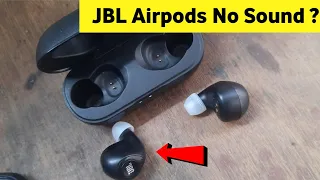 JBL airpod connected but no sound | JBL Airbuds Problem