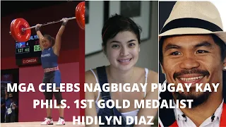 HIDILYN DIAZ INULAN NG PAPURI NG CELEBS PHILIPPINES FIRST OLYMPIC GOLD MEDALIST #hidilyndiaz #shorts