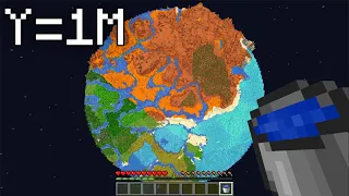 Free Falling 1M Blocks in Survival Minecraft