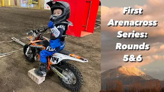 First Arenacross Series : Rounds 5&6 //Tykes Class // KTM 50 Sx Mini