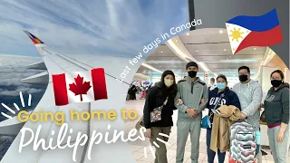 Canada VLOG | Going back home to PHILIPPINES! 🇵🇭 Toronto to Manila (PR119 YYZ-MNL) COVID-19 Travel