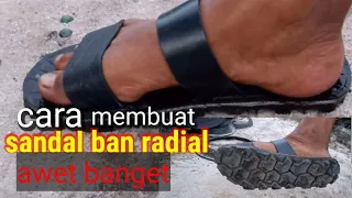 Membuat sandal dari ban radial