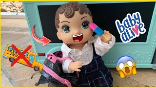 BABY ALIVE Zoe Skips School?!