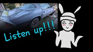 Listen up! Classic cars for sale by owner - Project car finds  - 1976 dodge charger,  1979 camaro