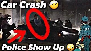 The Biggest Car Meet Ever Gone Wrong Car Loses Control And (Crashes) !!!