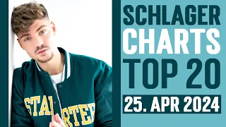 Schlager Charts Top 20 - 25. April 2024 (Brandneue Ausgabe!) 🔥