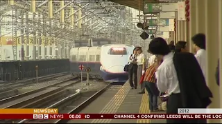 Bullet train ends unnerving tests (Japan) - BBC News - 1st November 2018