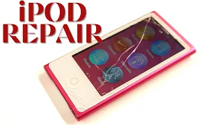 iPod Nano 7th / 8th Gen Cracked Glass Screen Replacement Fix | iPod Restoration