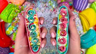 ASMR★Soap boxes with starch glitter★crushing soap roses★Cutting cubes★Clay cracking★ 4k ★360p