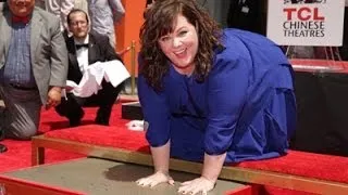 Melissa McCarthy Immortalized in Cement