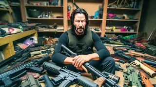 What's Inside Keanu Reeves Private Gun Collection?