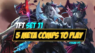 Set 11 TFT Masterclass | 5 Meta Comps to Play | PBE | Upsetmax | March 14, 2024