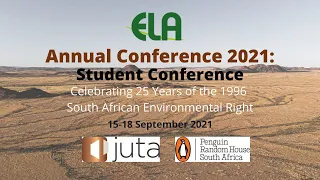 ELA Student Conference 2021 Opening & Session 1: Water, Sanitation, and Health Rights