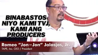 PRESIDENTE NG EAT BULAGA TAPE INC. ROMEO JALOSJOS JR. NAGSALITA NA