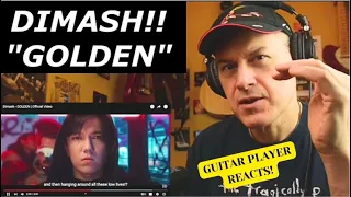 Guitar player REACTS- DIMASH: "Golden"!! ***See description for links to gear used on my channel!