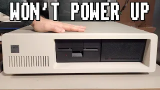 This IBM PC XT won't turn on, let's fix it