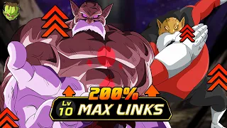 DIOS TOPPO es INCREIBLE! 200% HAKAI TOPPO FULL LEVEL LINKS SHOWCASE | Dokkan Battle