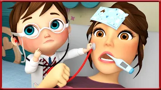 Yes Yes Baby Doctor Song , Sick Mother Song +More Nursery Rhymes - Banana Cartoon