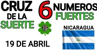 Cruz de la suerte y numeros ganadores para hoy 19 de Abril para Nicaragua