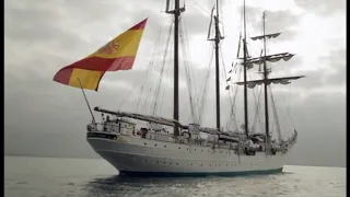 A bordo del J. S. Elcano