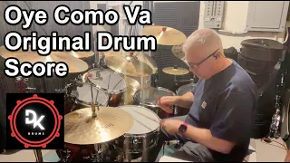 Oye Como Va Original Drum Score