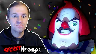 Secret Neighbor РЕЛИЗ | Изучаем персонажа Clown Neighbor (КЛОУН СОСЕД)