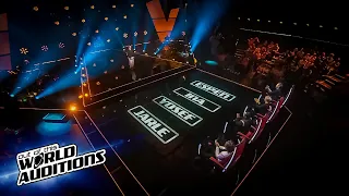 Exquisite 4-CHAIR Turns on The Voice | Out of this World Auditions