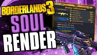 SKULL SHOOTING AR!! - SOULRENDER Legendary Weapon Guide! - Borderlands 3!