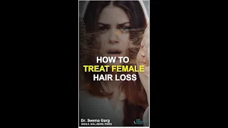 How to Treat Female Hair Loss #shorts