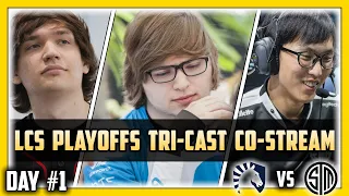 THE TRIFECTA (LCS 2021 Co-Streams | Spring Split | Playoffs Day #1: TSM vs TL)