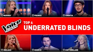 The most UNDERRATED Blind Auditions in The Voice from Europe | TOP 6