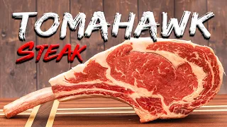 Tomahawk Steak on a Kamado Joe | Reverse Sear