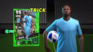 Trick To Get 100 Rated J. Doku From Potw Worldwide Pack In eFootball 2024 Mobile